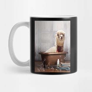 Llama in the Bathtub Mug